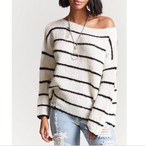 Ribbed Off the Shoulder Sweater